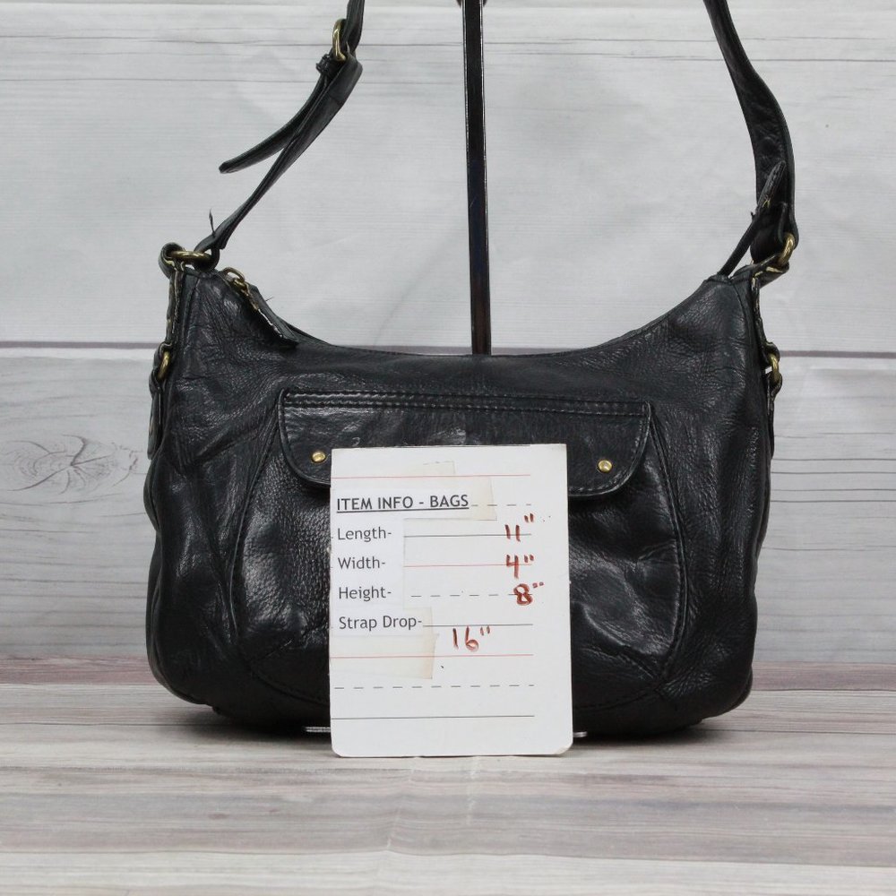 Stone Mountain Womens Black Nylon Shoulder Crossbody Bag - Picture 9 of 9